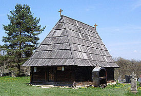 L'église en bois de Pranjani