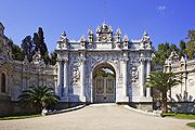 Entrance gates of the Dolmabahçe Palace, Istanbul (19th century)