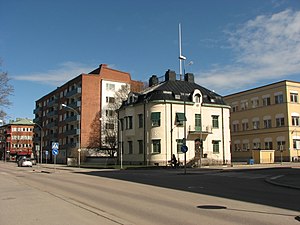 Särenholmska villan[32], Klostergatan 1, Gerdt Hallberg (1861-1917) och Carl Leth, 1913, jugend