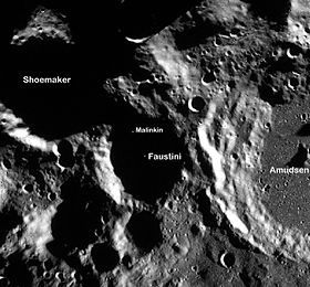 Снимок зонда Lunar Reconnaissance Orbiter.