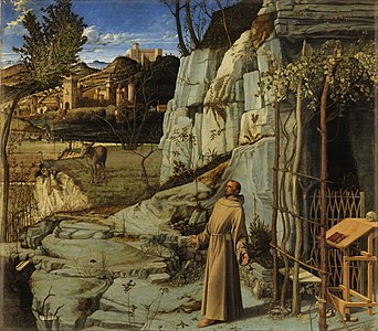 St Francis in Ecstasy, by Giovanni Bellini