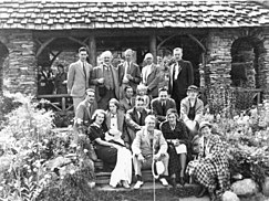 Group at Banff School of Fine Arts, August 1937. University of Alberta Archives, UAA-1969-097-200c