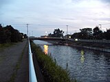 作橋付近(藤沢市)