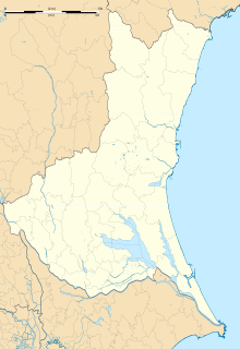 RJAH is located in Ibaraki Prefecture