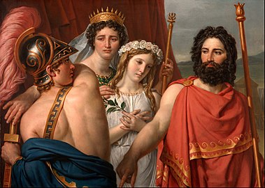 Jacques-Louis David, La Colère d'Achille, 1819.