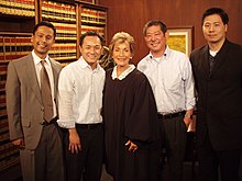 Judy Sheindlin (of top-rated courtroom show Judge Judy) with fans