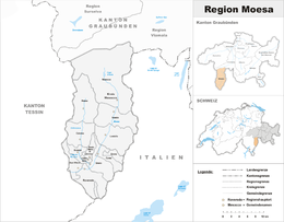 Regione Moesa – Localizzazione