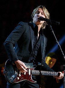 Keith Urban performing at DAR Constitution Hall in Washington, D.C., 2020