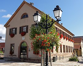 The town hall in Lipsheim