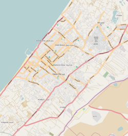Rimal is located in Gaza Strip