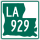 Louisiana Highway 929 marker