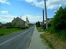 A road through the village