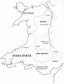 Image 21Medieval kingdoms of Wales shown within the boundaries of the present day country of Wales and not inclusive of all (from History of Wales)