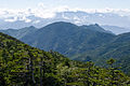 南東の眺望 黒金山(中央)