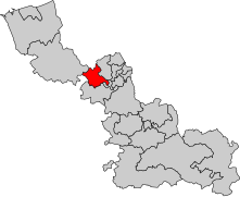 La onzième circonscription en 2010.