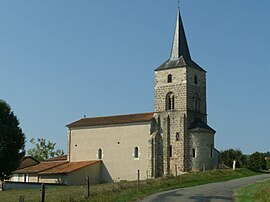 The church in Orgedeuil