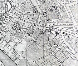 Vaugondy's map of Paris (Faubourg Saint-Antoine) - 1760