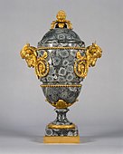 Vase with gilt bronze ornaments; c. 1780; 61 cm × 40.6 cm (24.0 in × 16.0 in); Metropolitan Museum of Art