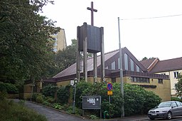 Pater Nosterkyrkan 2011, före ombyggnad till förskola.