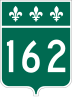 Route 162 marker