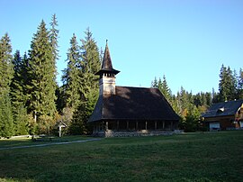 Wooden church in Lăpușna