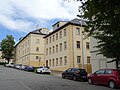 Krankenhaus mit Gartenanlage, Liegehalle und Pavillon, ehemaliges Städtisches Krankenhaus