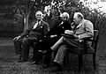 Image 40Roosevelt, İnönü and Churchill at the Second Cairo Conference which was held between 4–6 December 1943. (from History of Turkey)
