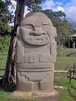 Hombre-yaguar en la cultura de San Agustín