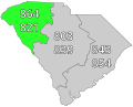 South Carolina Area Code 864