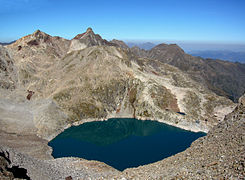 Le lac du Portillon.