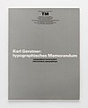 TM-RSI 2.1972, numéro spécial consacré à Karl Gerstner.