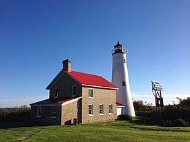 Thunder Bay Island Light on Thunder Bay Island within Alpena Township