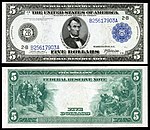 $5 (Fr.848) Abraham Lincoln