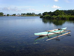 View of Lefagaoaliʻi from the south at Mata o le Alelo pool