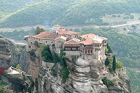 Le monastère de Varlaam.