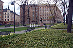 Parken sedd från Skillnadsgatan mot Nylandsgatan, 2009.