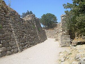 Part of the walls of Troy