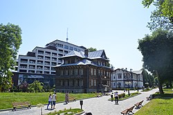 From left to right: Mirotel Resort SPA, Villa Goplana, and Villa Postiy