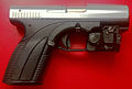 Customized two-tone Caracal C with Viridian C5L white tactical light/laser sight.