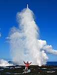 Alofaaga Blowholes on Savai'i Island in Samoa