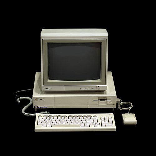 Персональный компьютер Amiga 1000 в Музее Боло (Лозанна, Швейцария)