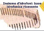 Prospetto base idrofonica con 46 idrofoni[N 8]