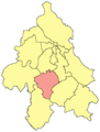 Localisation de la municipalité de Barajevo dans la ville de Belgrade