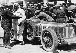 Avec Robert Benoist à la Targa Florio 1926