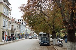 The town centre of Bilisht (2013)