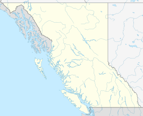 Map showing the location of E. C. Manning Provincial Park