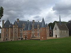 Le château de Chambray, vue sud.