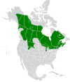 Aire de répartition du Mulet de lac