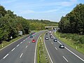 Die A 485 beim Dreieck Bergwerkswald