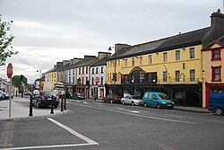 Businesses on the square in Ballaghaderreen